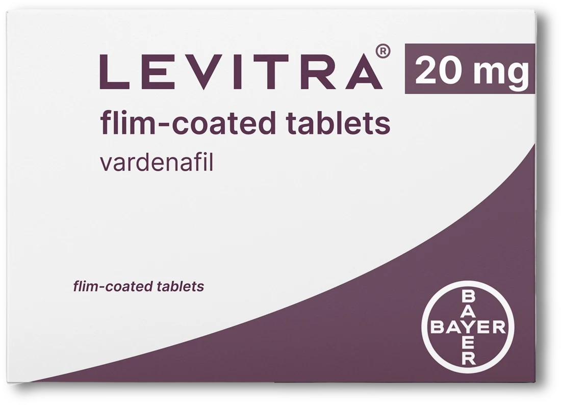 레비트라 20mg 바데나필 제품 포장